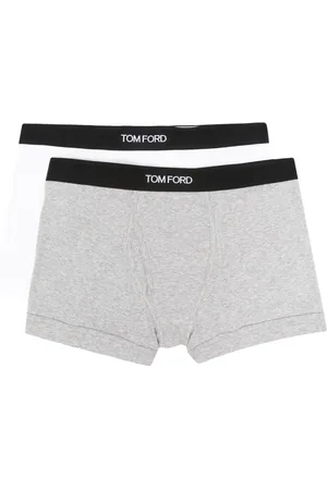 Tom Ford Pack de dos bóxeres con logo en la pretina