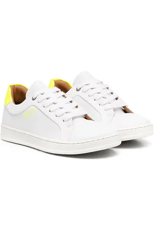 HUGO BOSS Tenis con agujetas y logo estampado