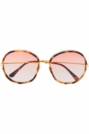 Tom Ford Lentes del sol con armazón redonda