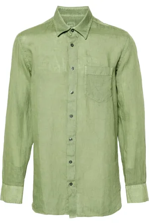 120% Lino Camisa manga larga