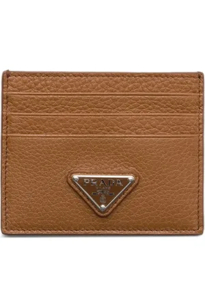 Prada Tarjetero de piel