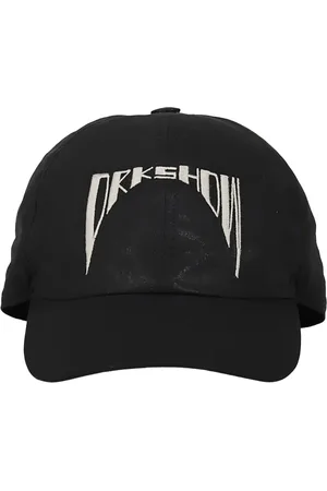 Rick Owens Gorra de béisbol con logo bordado
