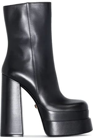VERSACE Botas con plataforma y tacón de 155mm