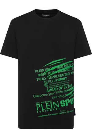 Philipp Plein Playera Lettering con cuello redondo