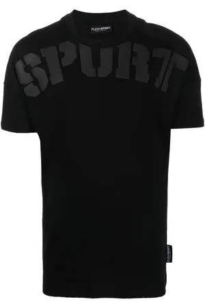 Philipp Plein Playera manga corta con logo estampado