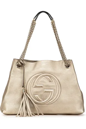 Gucci Tote Soho mediana de piel y cadena 2000-2015