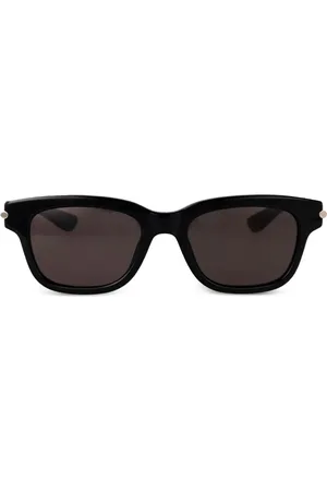 Alexander McQueen Lentes de sol con armazón cuadrada