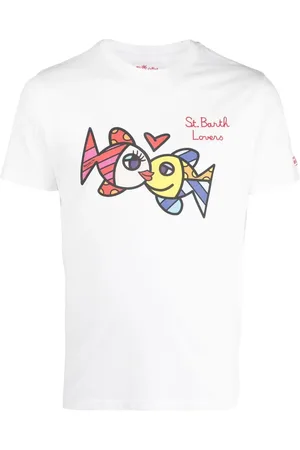 MC2 SAINT BARTH Playera Lovers con estampado gráfico