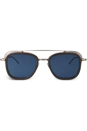 Thom Browne Lentes de sol con armazón cuadrada