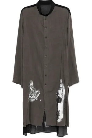 YOHJI YAMAMOTO Camisa con mensaje estampado