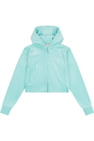 Juicy Couture Hoodie con cierre y detalle de strass