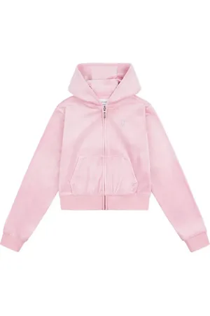 Juicy Couture Hoodie con cierre y detalle de strass
