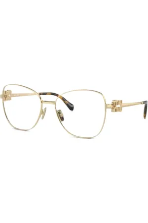 Miu Miu Lentes con armazón geométrica