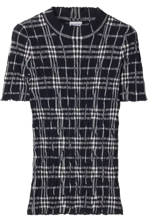 Burberry Top de tejido a cuadros