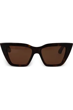 Alexander McQueen Lentes de sol con armazón cat eye