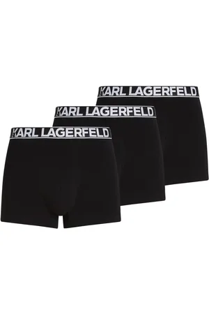 Karl Lagerfeld Set de tres bóxeres con logo en la pretina