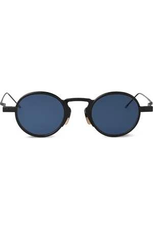 Thom Browne Lentes de sol con armazón redonda