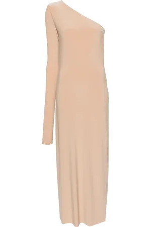 Sportmax Vestido largo con hombro descubierto