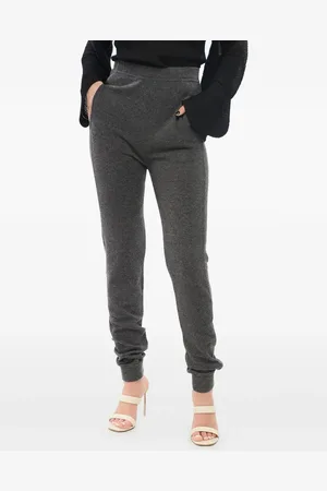 Saint Laurent Leggins de cachemira con tiro alto