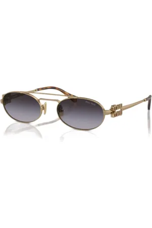 Miu Miu Lentes de sol con armazón de metal