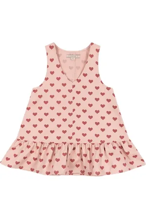 Konges Sløjd Vestido con corazones estampados