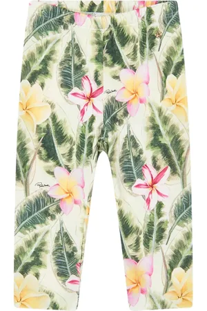 Roberto Cavalli Pantalones con estampado botánico