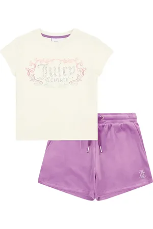 Juicy Couture Conjunto corto con apliques de strass