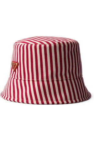 Prada Gorro de pescador con motivo de rayas