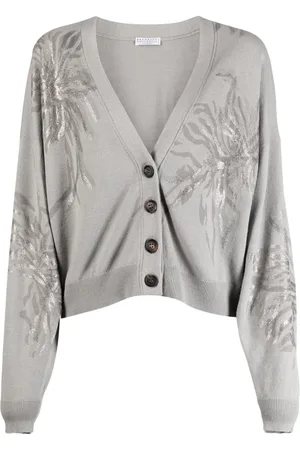 Brunello Cucinelli Cárdigan Marine Flower