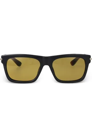Alexander McQueen Lentes de sol con armazón cuadrada