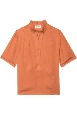 Zadig & Voltaire Blusa Topher de satén