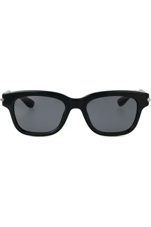 Alexander McQueen Lentes de sol con armazón cuadrada