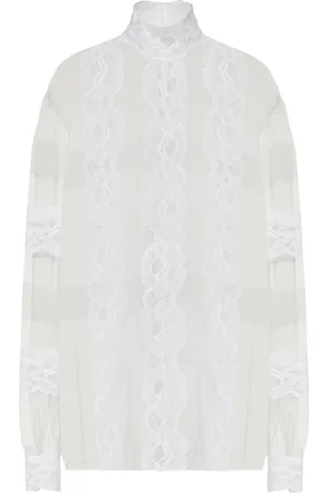 VALENTINO GARAVANI Blusa con ribete de encaje