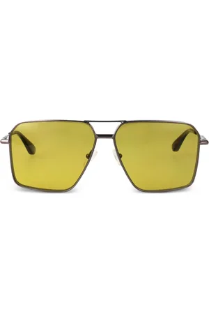 Alexander McQueen Lentes de sol estilo piloto