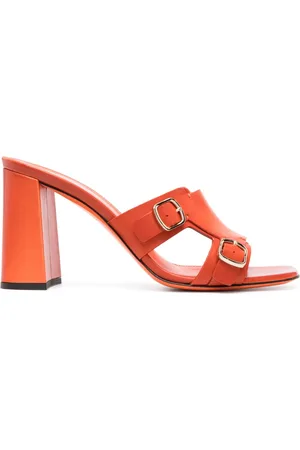santoni Mules con doble hebilla