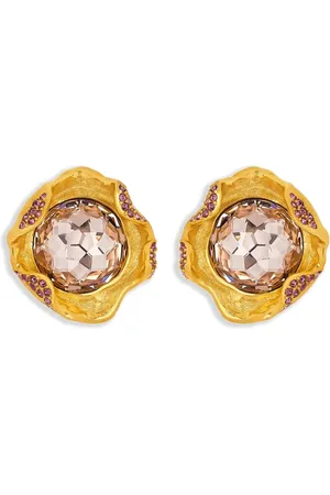 Oscar de la Renta Aretes Crystal Nest