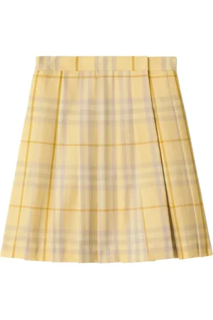 Burberry Falda con cuadros estampados