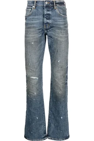 Purple Brand Jeans bootcut con motivo de salpicaduras de pintura