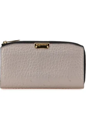 Burberry Cartera continental Alvington de piel de becerro granulada Heritage 2000-2017