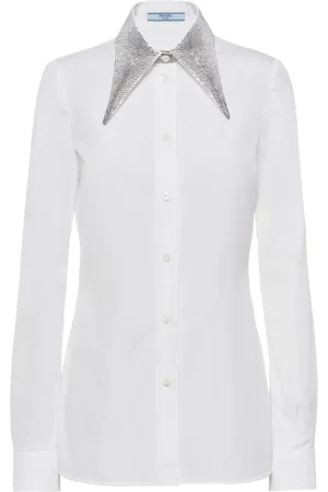 Prada Camisa con detalles de strass