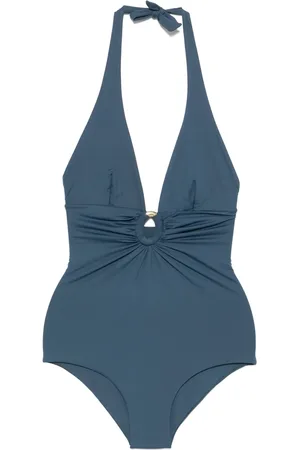 FISICO Traje de baño con cuello halter