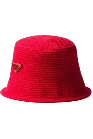 Prada Gorro de pescador de crochet