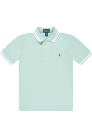 Ralph Lauren Playera tipo polo con Polo Pony bordado