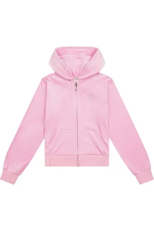 Juicy Couture Hoodie con cierre y detalle de strass
