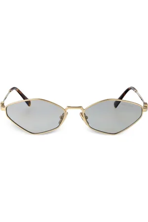 Miu Miu Faceted-frame sunglasses