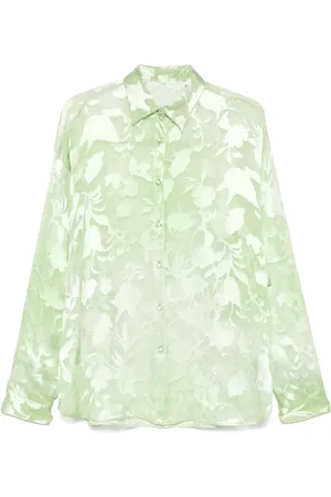 ERMANNO SCERVINO Camisa con motivo floral en jacquard