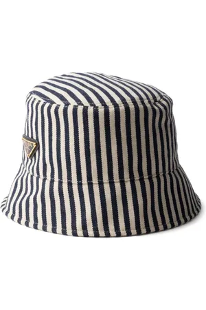 Prada Gorro de pescador con motivo de rayas