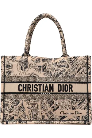 Dior Tote Plan de Paris Mediana de lona bordada 2023