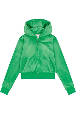 Juicy Couture Hoodie con cierre y detalle de strass