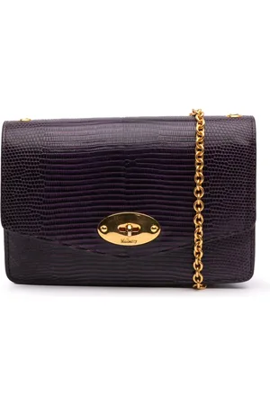 MULBERRY Bolsa crossbody Darley mini de piel de becerro con efecto de piel de lagarto 2015-2024